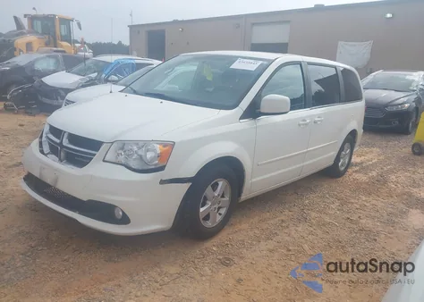 2012 Dodge Grand Caravan Crew z USA, uszkodzony, nr VIN 2C4RDGDG6CR128779